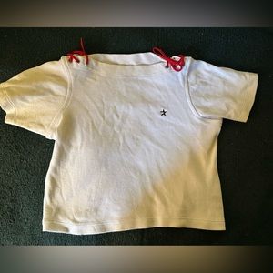 EUC Tommy Hilfiger Girls Shirt with Red Ties 3T